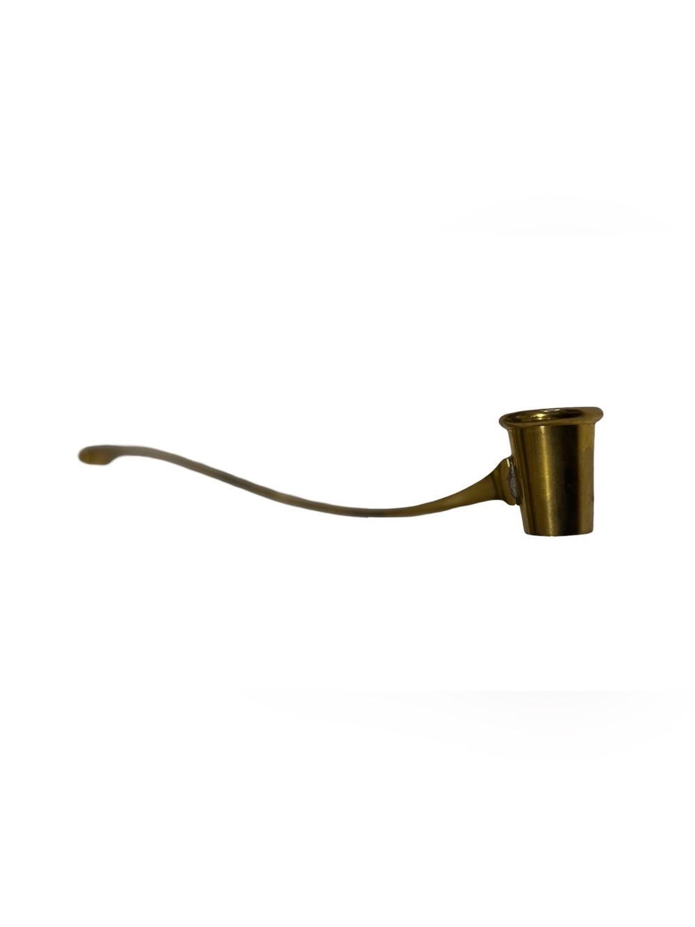 Vtg Brass Candle Snuffer by Jefferson Brass Company Heavy Holiday Fine Dining
